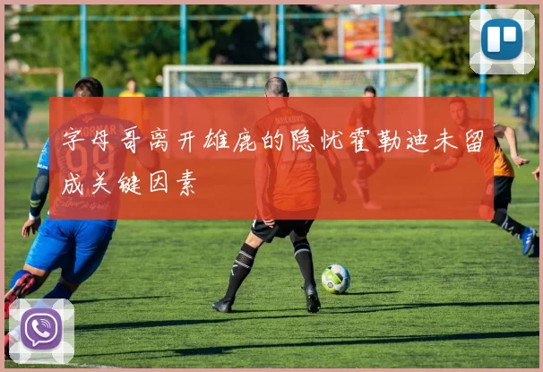 字母哥离开雄鹿的隐忧霍勒迪未留成关键因素